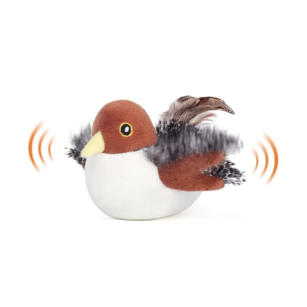 Flappy chirp interactive cat bird toy flapping wings