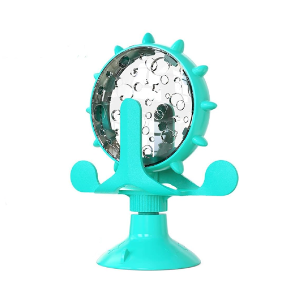 Whirl & treat rotating feeder cat toy main